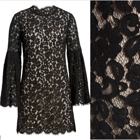 Endless Rose long sleeve lace shift dress - Picture 3 of 8